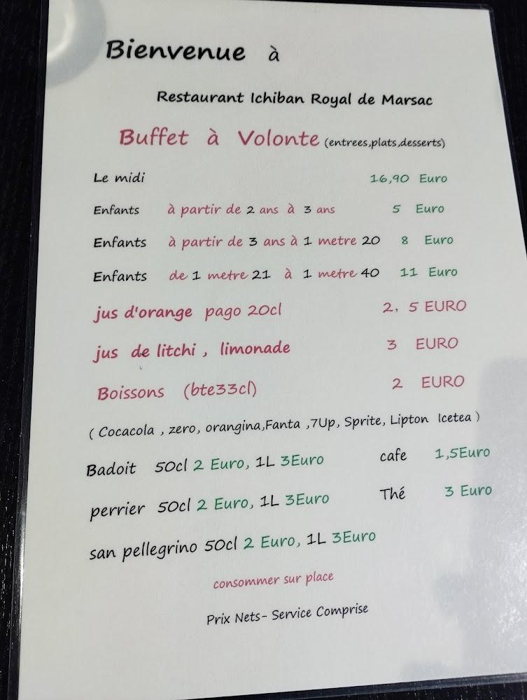 Ichiban - Menu Image 1